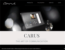 Tablet Screenshot of carus-concepts.com